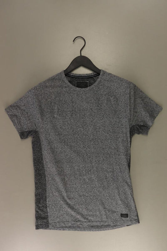 Abercrombie & Fitch T-Shirt für Herren Gr. S Kurzarm grau aus Baumwolle