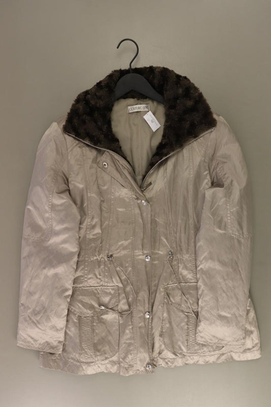 Couture Line Lange Jacke Gr. 38 grau aus Baumwolle
