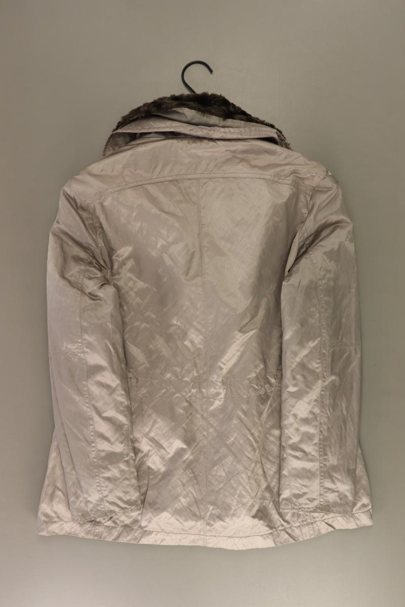 Couture Line Lange Jacke Gr. 38 grau aus Baumwolle
