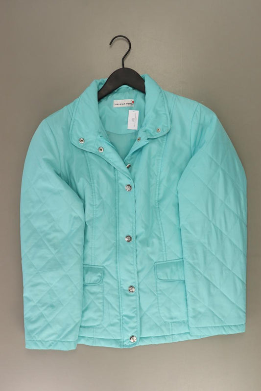 Helena Vera Lange Jacke Gr. 38 türkis aus Polyester