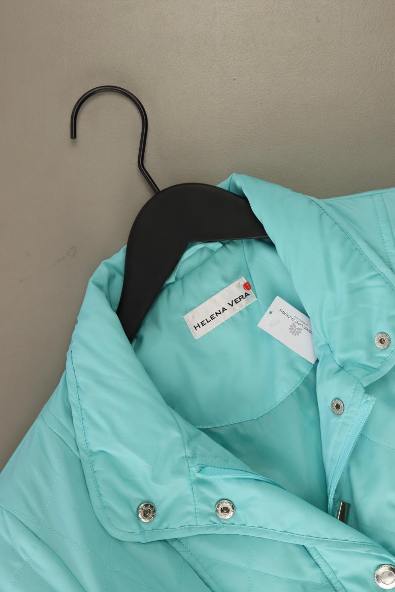 Helena Vera Lange Jacke Gr. 38 türkis aus Polyester