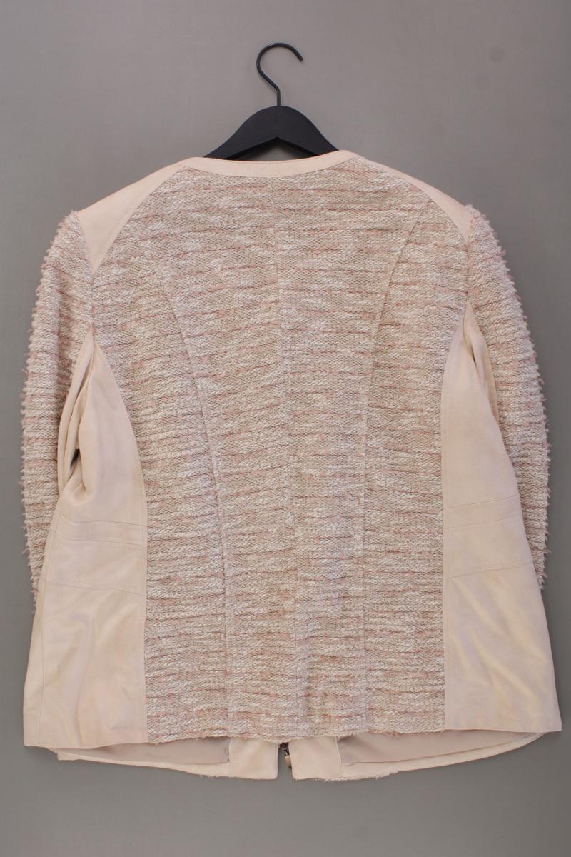 Gelco Lange Jacke Gr. 48 neuwertig creme aus Polyester