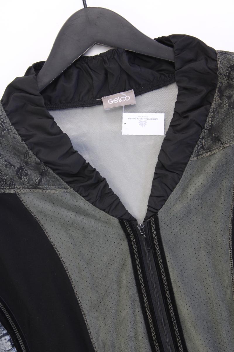 Gelco Regular Cardigan Gr. 46 Langarm schwarz aus Polyester