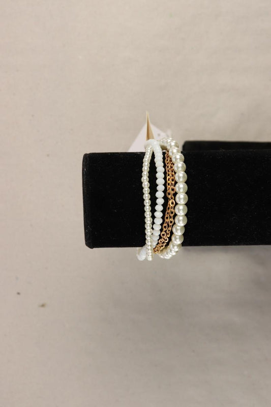 Clayre & Eef Armband weiß