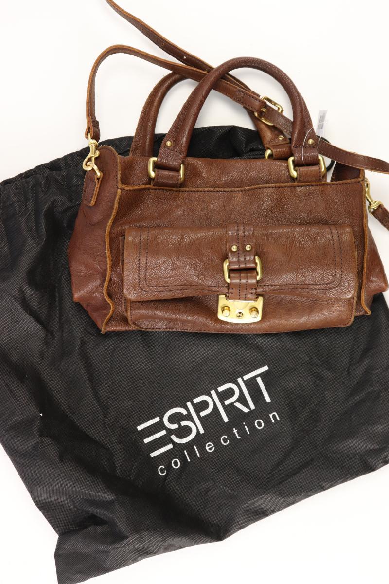 Esprit Collection Henkeltasche braun aus Leder