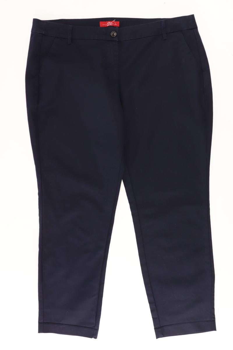 s.Oliver Hose Gr. 44 blau aus Baumwolle