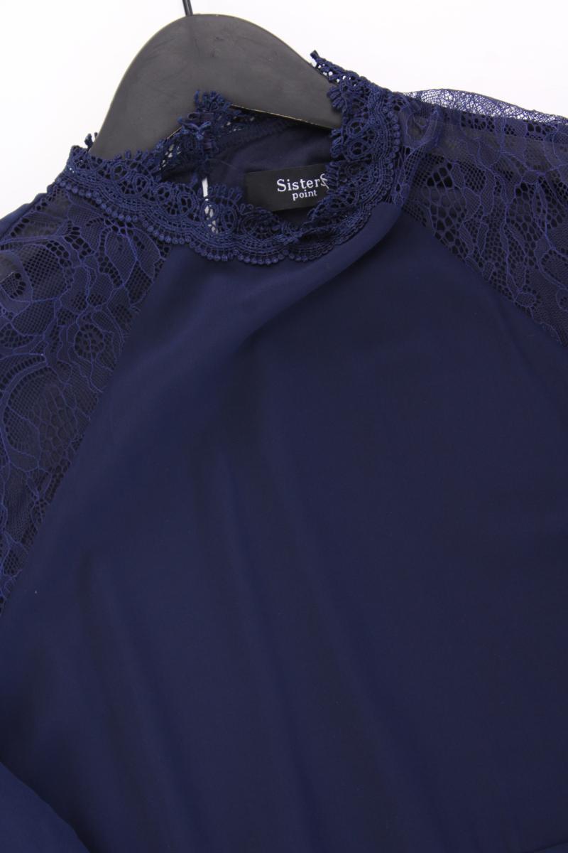 Sisters Point Chiffonkleid Gr. L Langarm blau aus Polyester
