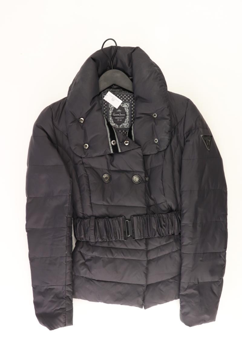 Guess Winterjacke Gr. XS mit Gürtel grau aus Nylon