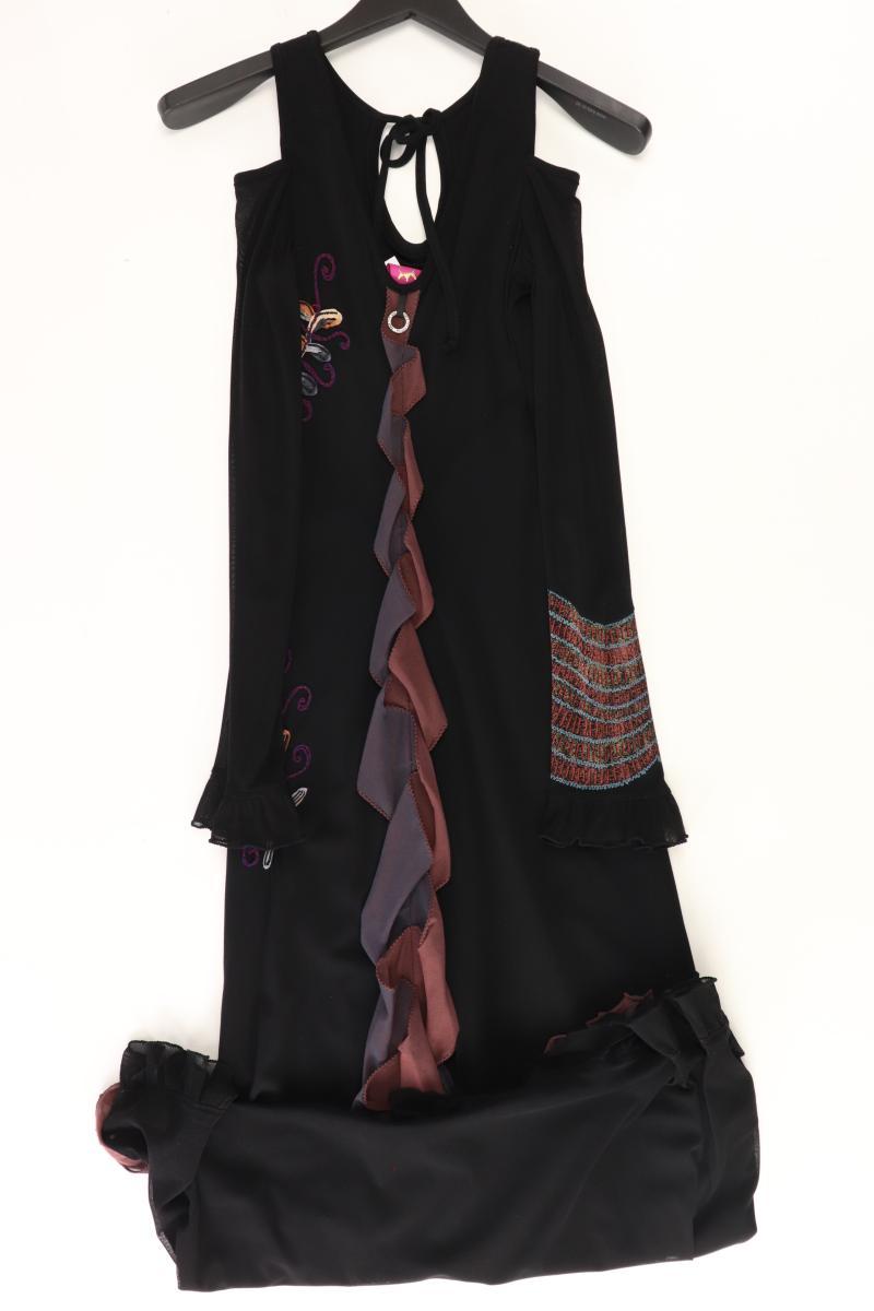 SAVE THE QUEEN! Langarmkleid Gr. XL schwarz aus Polyamid