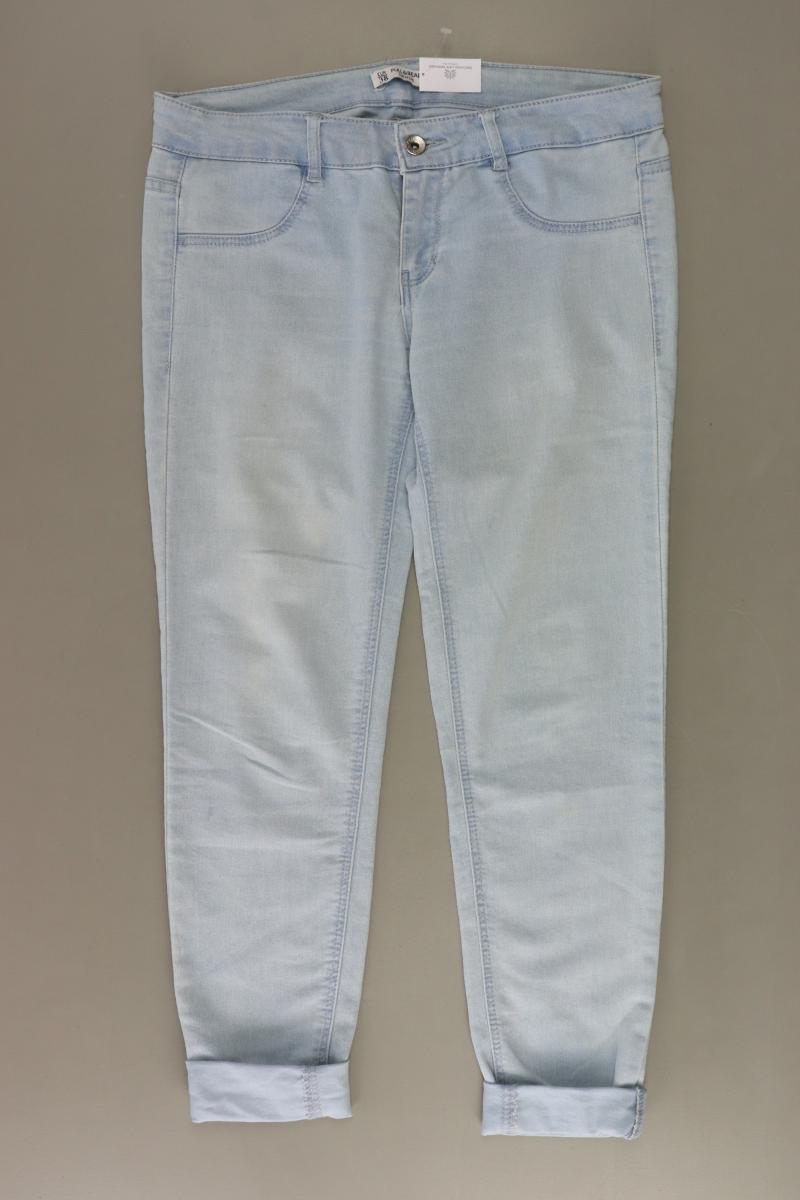 Pull&Bear 7/8 Jeans Gr. 38 blau aus Baumwolle