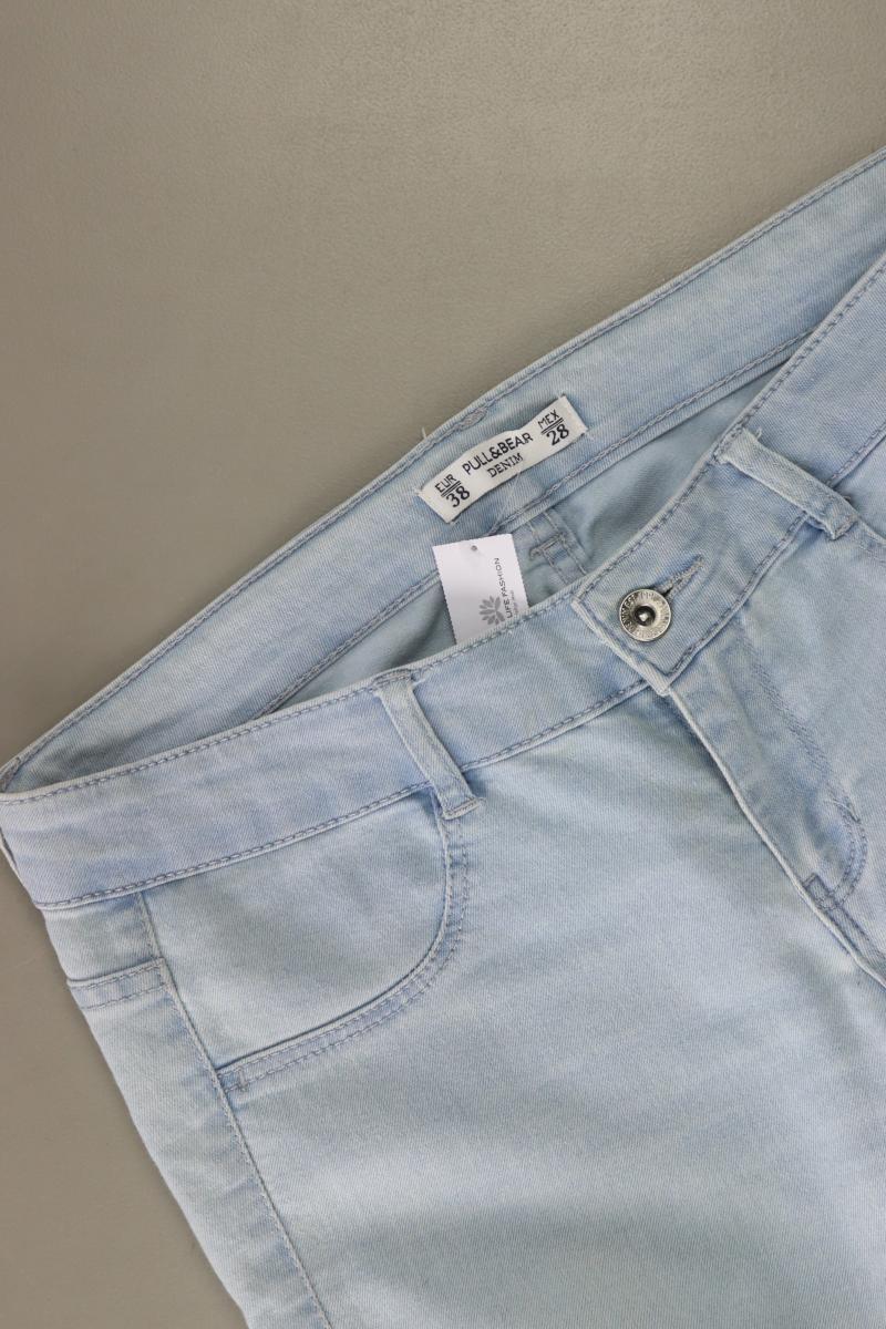 Pull&Bear 7/8 Jeans Gr. 38 blau aus Baumwolle