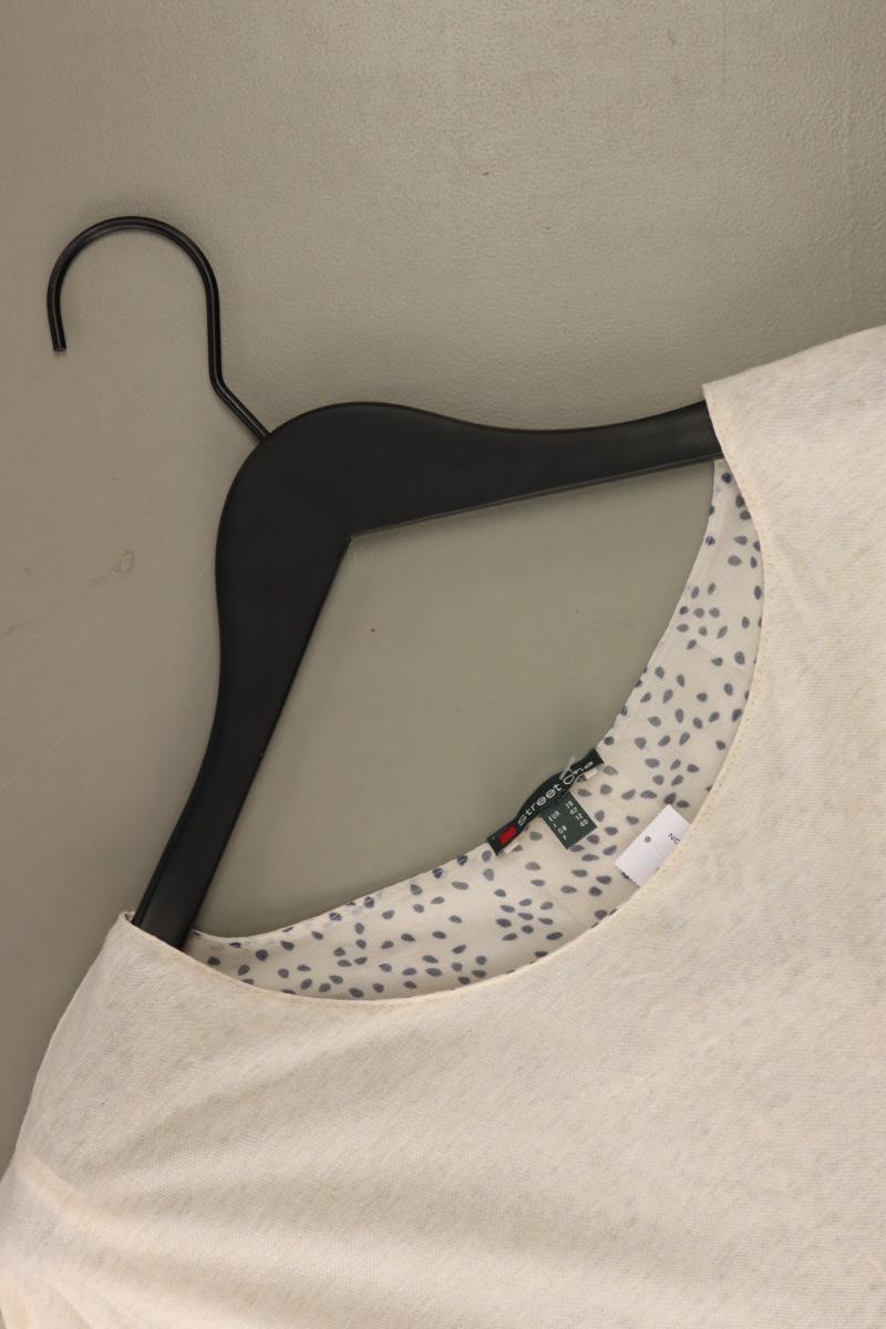 Street One T-Shirt Gr. 38 Kurzarm creme aus Viskose
