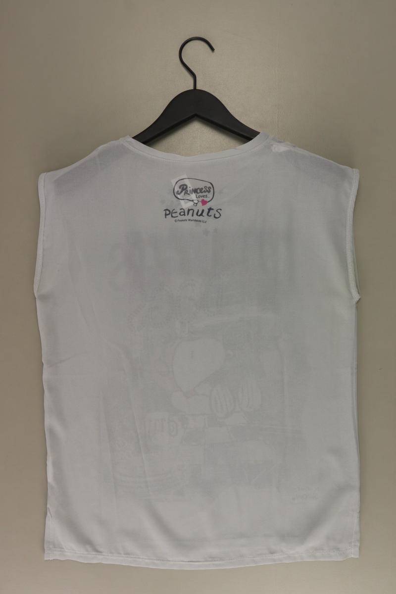 Kurzarmbluse Gr. M grau aus Polyester