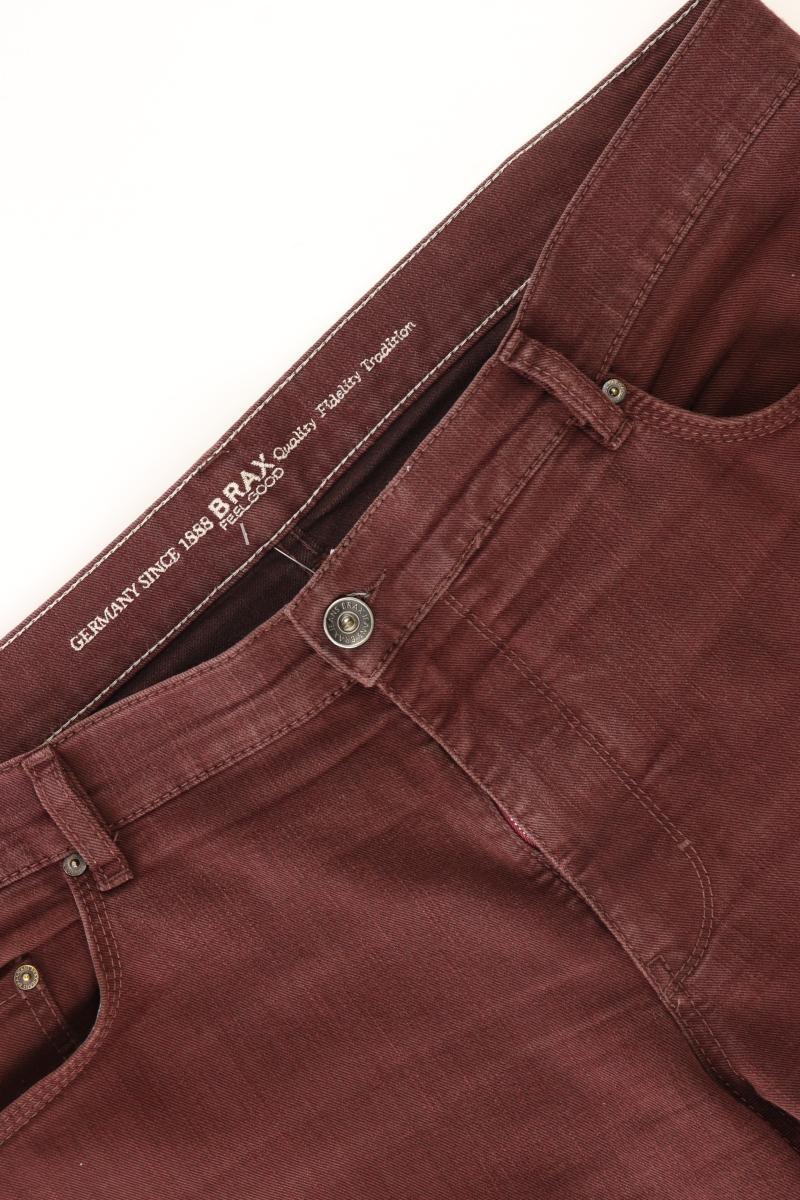 Brax Straight Jeans für Herren Gr. Kurzgröße 27 rot aus Baumwolle