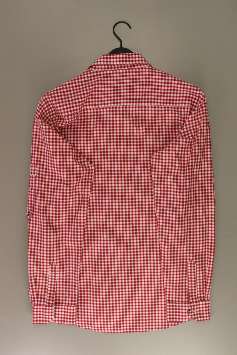 Stockerpoint Trachtenhemd für Herren Gr. XXL kariert Langarm rot aus Baumwolle