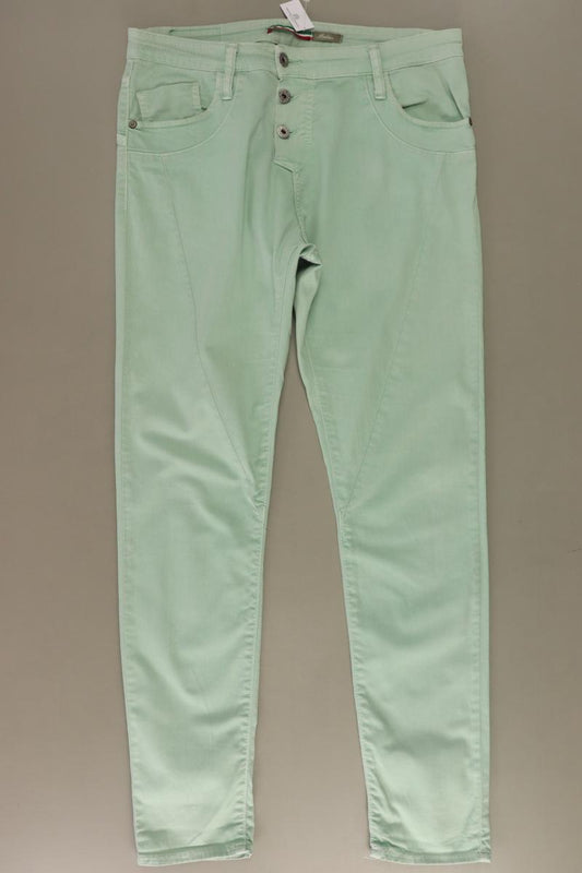 Please Straight Jeans Gr. M türkis aus Baumwolle