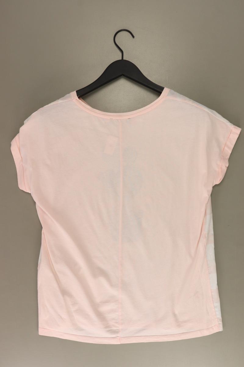 Decay Printshirt Gr. M gestreift Kurzarm rosa aus Polyester