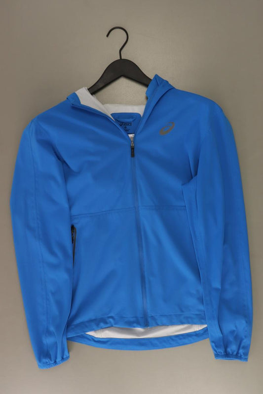 Asics Sportjacke für Herren Gr. S blau aus Polyester