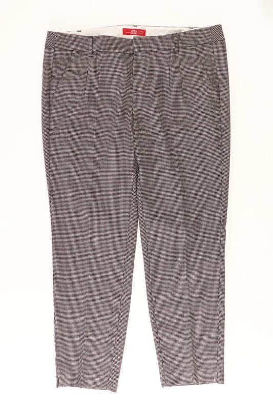 s.Oliver Anzughose Gr. 40 hahnentritt grau aus Polyester