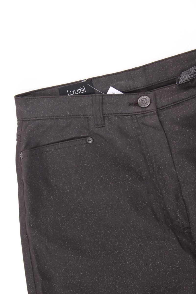 Laurèl Hose Gr. 38 mit Glitzer Vintage braun aus Baumwolle