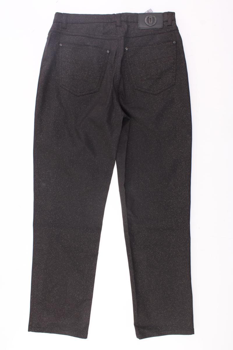 Laurèl Hose Gr. 38 mit Glitzer Vintage braun aus Baumwolle