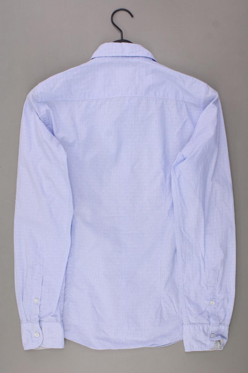 Springfield Langarmhemd für Herren Gr. S blau