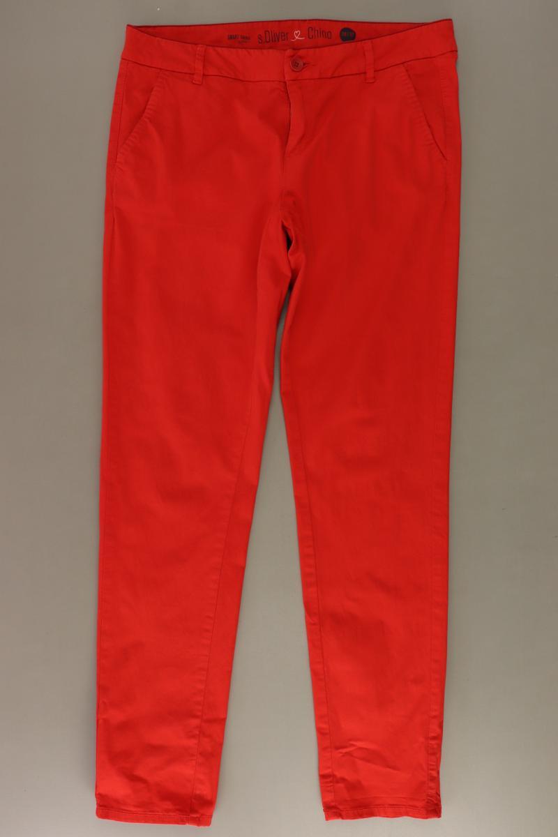 s.Oliver Chinohose Gr. 38/L32 rot aus Baumwolle