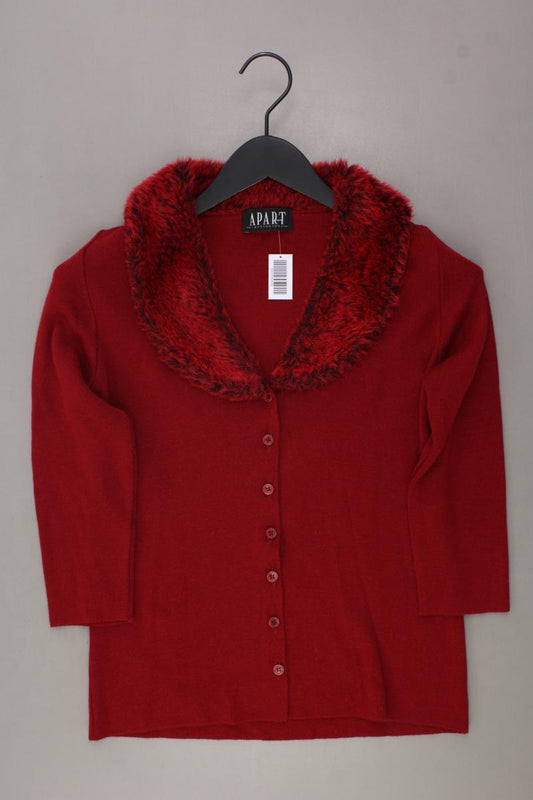Apart Strickjacke Gr. 34 3/4 Ärmel Vintage rot