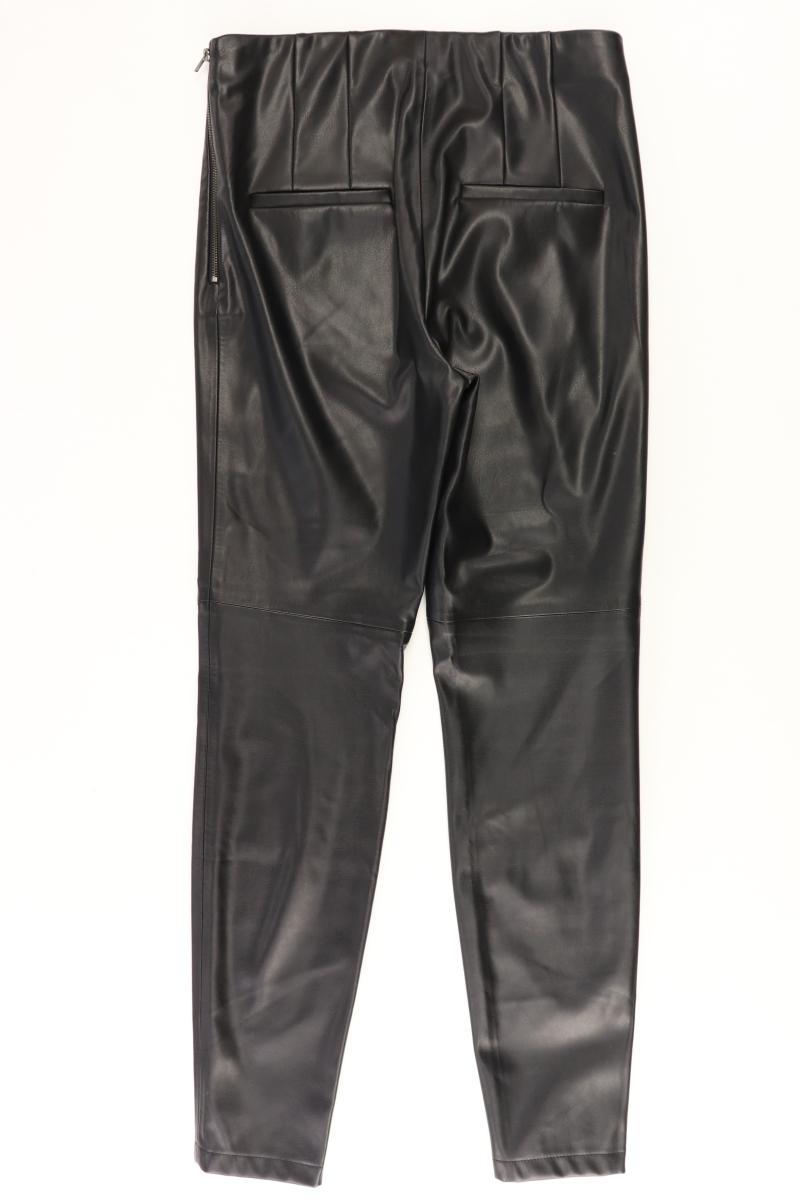 Esprit Kunstlederhose Gr. 38 schwarz aus Polyurethan