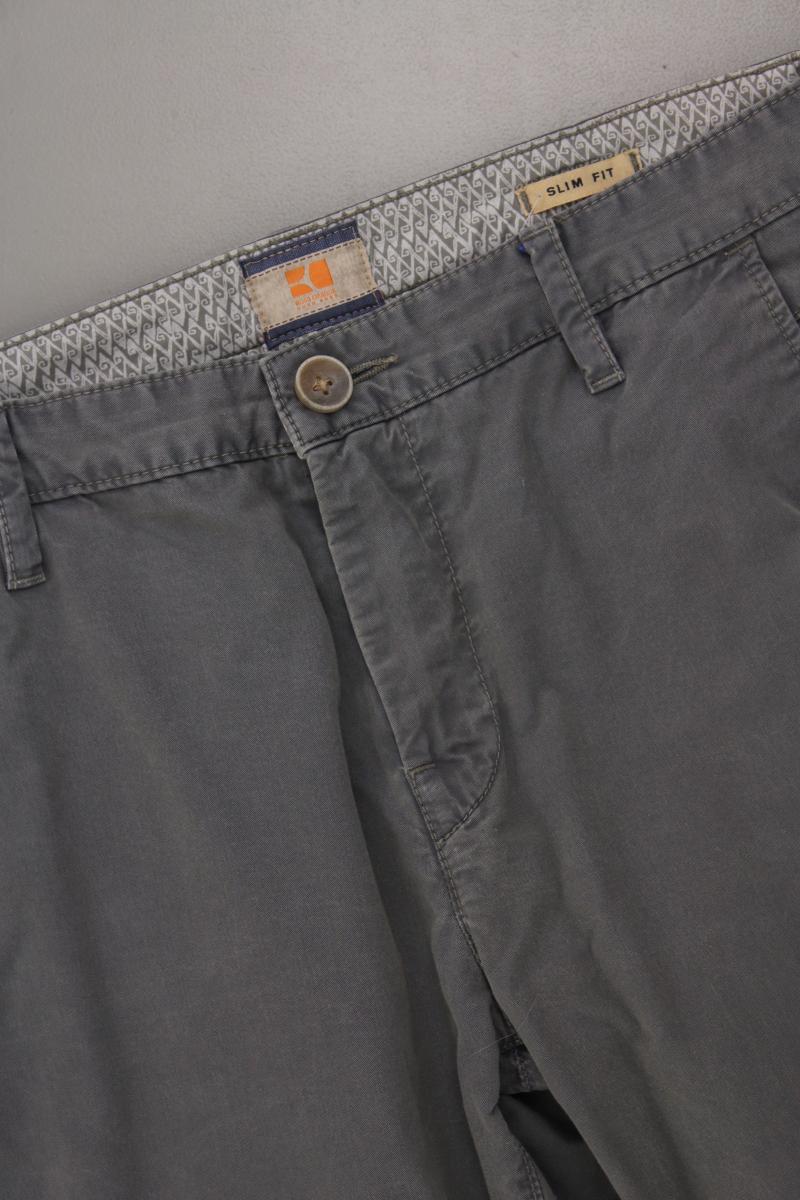 BOSS Orange Chinohose für Herren Gr. 48 grau aus Baumwolle