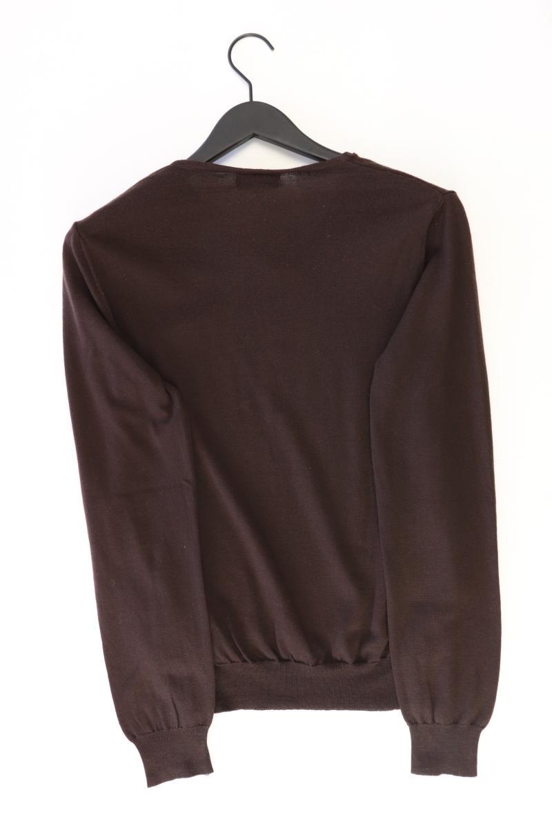 Hugo Boss Wollpullover für Herren Gr. L braun aus Schurwolle