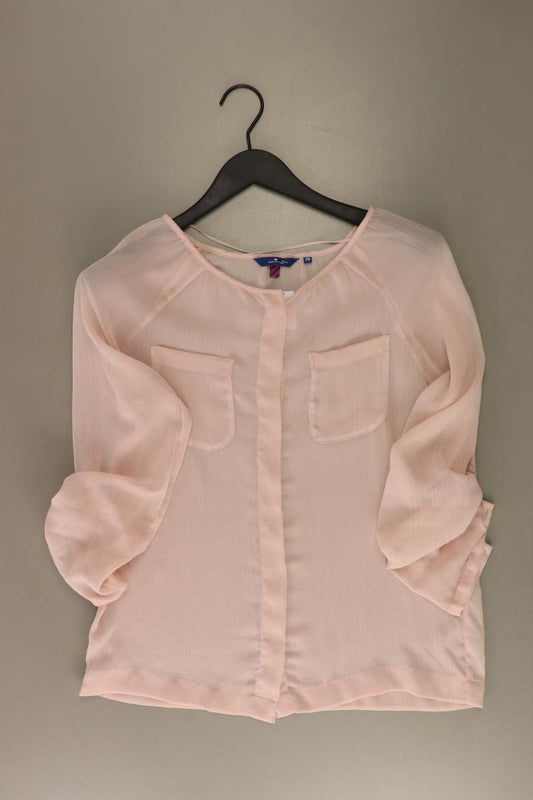 Tom Tailor Regular Bluse Gr. 38 3/4 Ärmel rosa aus Polyester