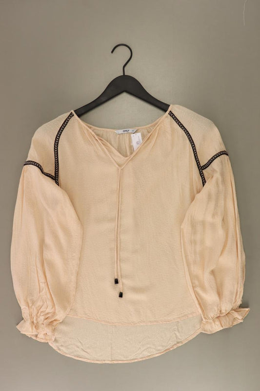 Only Langarmbluse Gr. 40 creme