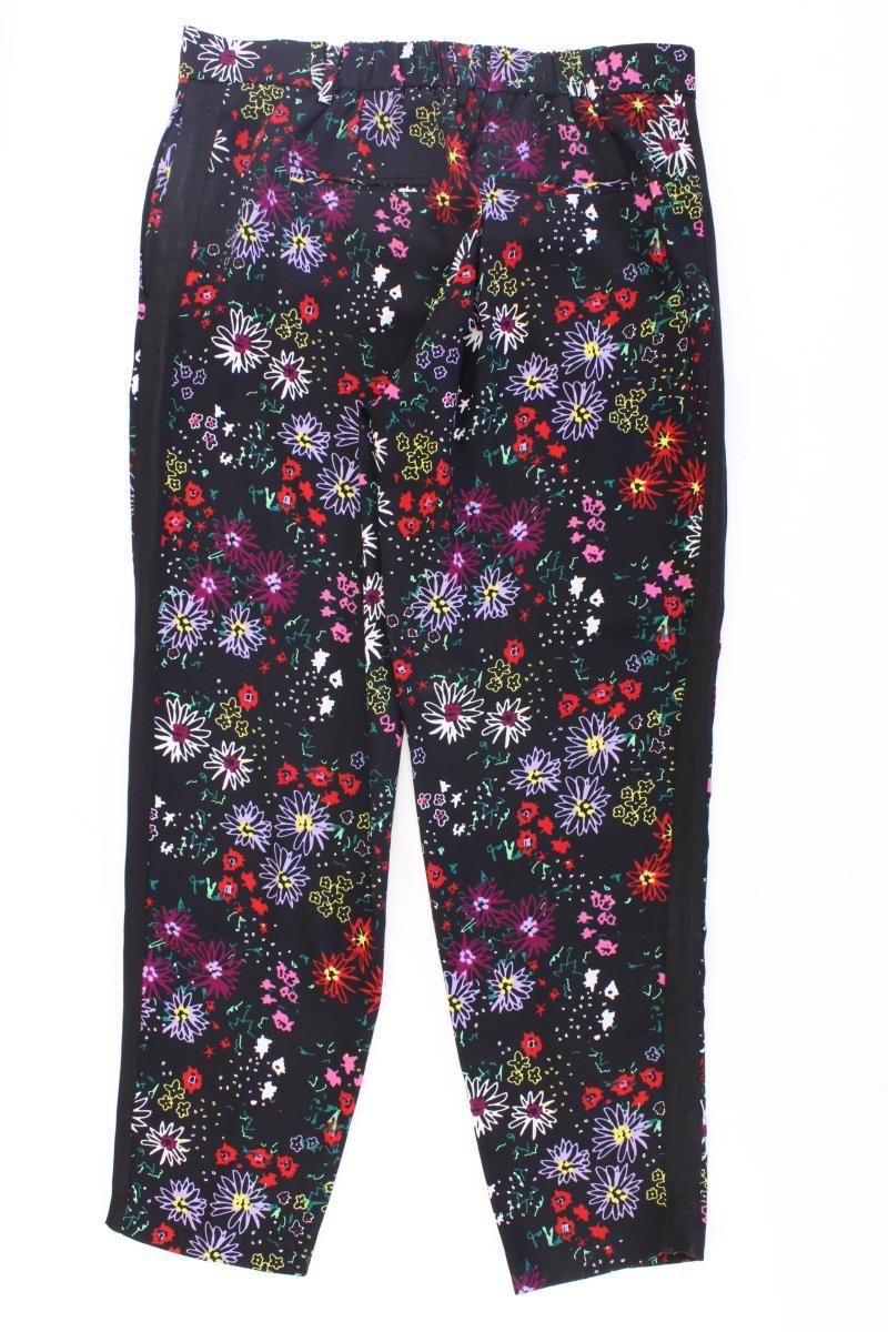 Triangle by s.Oliver Stoffhose Gr. 42 mit Blumenmuster mehrfarbig aus Polyester