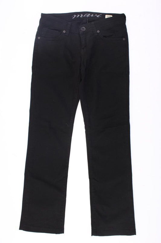 Mavi Straight Jeans Gr. W27/L34 schwarz aus Baumwolle