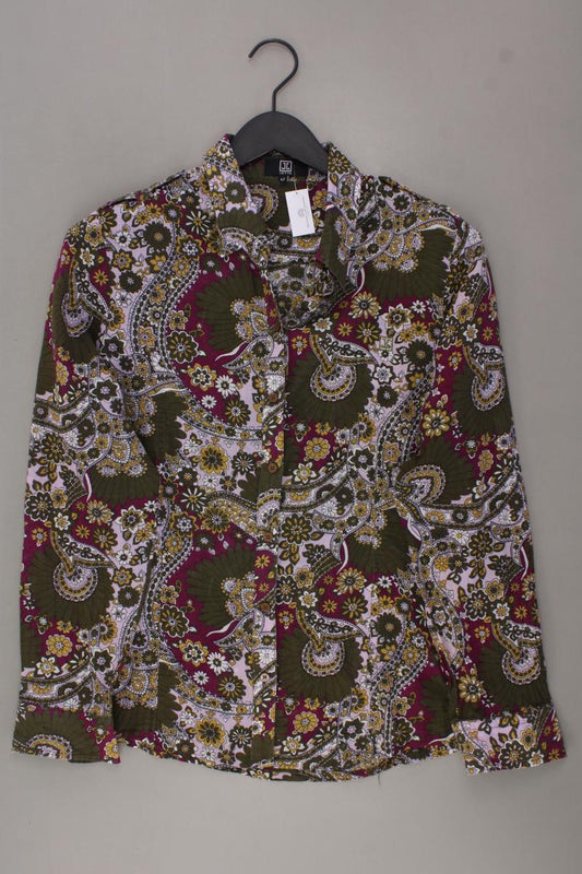 Jette Langarmbluse Gr. 42 mit Paisleymuster mehrfarbig aus Baumwolle