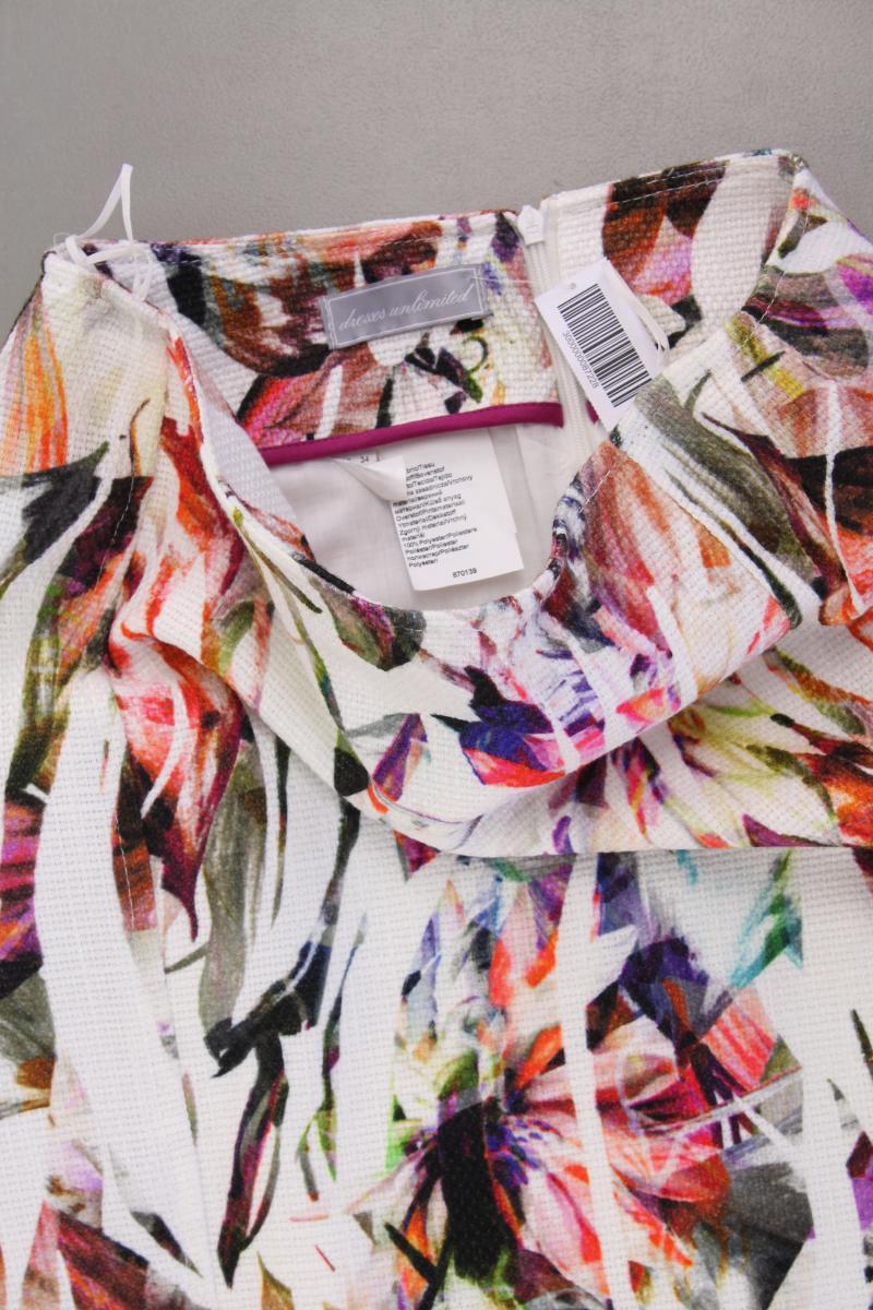 Dresses Unlimited Rock Gr. 34 mit Blumenmuster neuwertig mehrfarbig