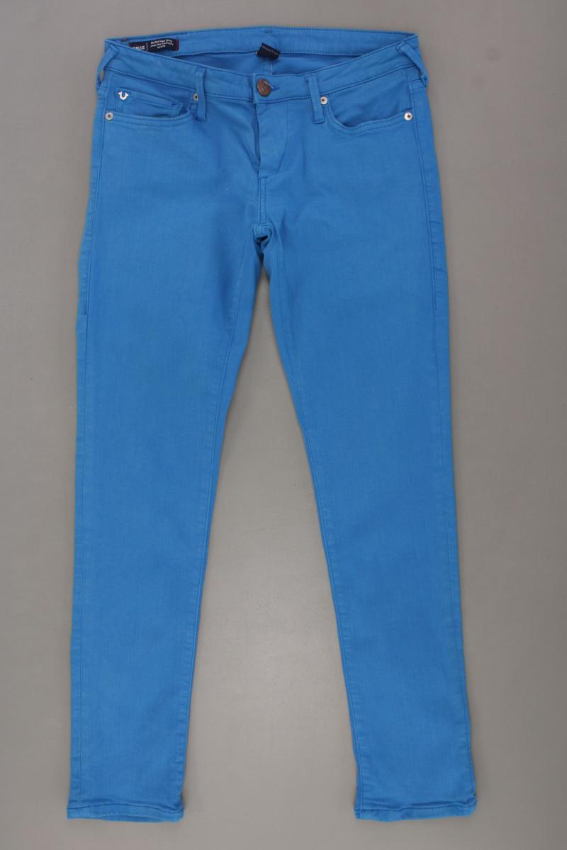True Religion Skinny Jeans Gr. W28 Modell Halle blau aus Baumwolle