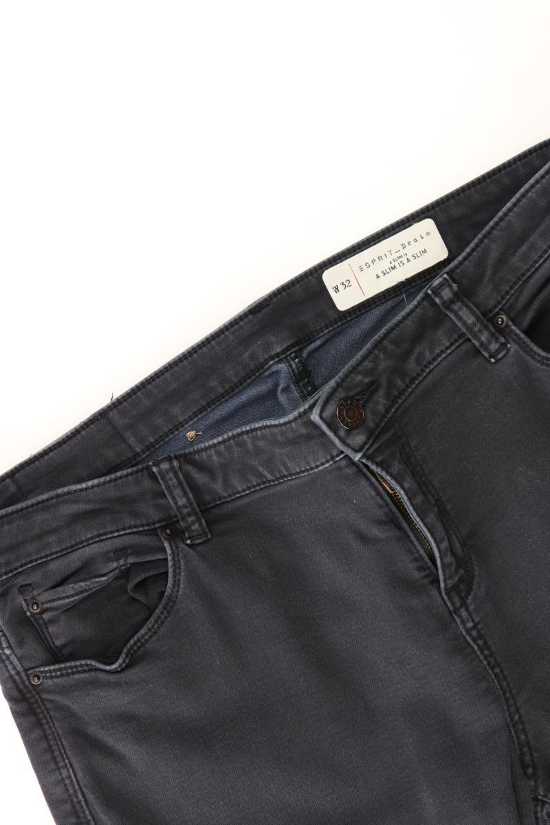 Esprit Straight Jeans Gr. W32 grau aus Baumwolle