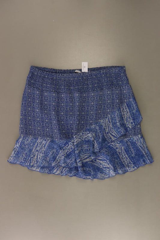 edc by Esprit Stretchrock Gr. 42 mit Paisleymuster blau aus Polyester