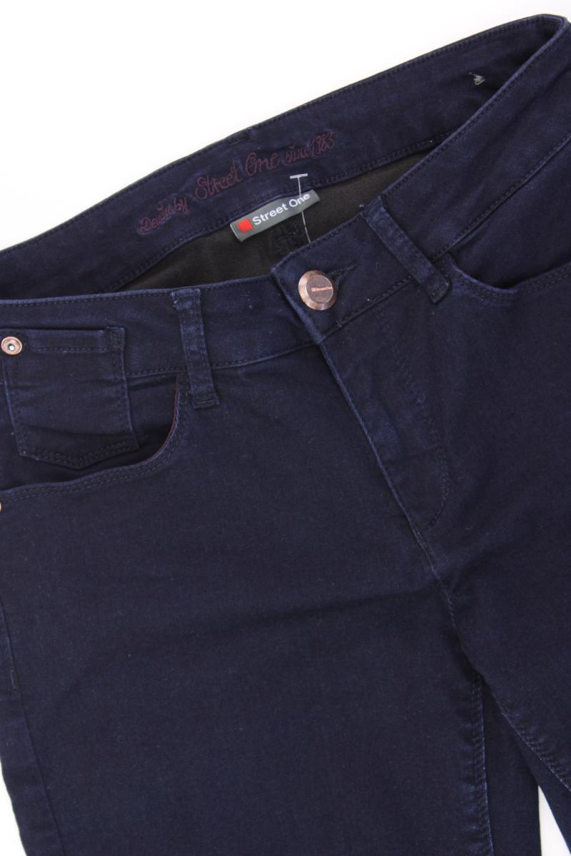 Street One Hose Gr. W28 blau aus Baumwolle
