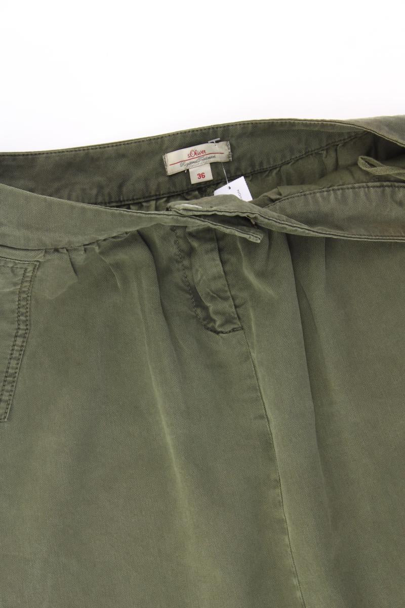 s.Oliver Rock Gr. 36 neuwertig olivgrün aus Lyocell