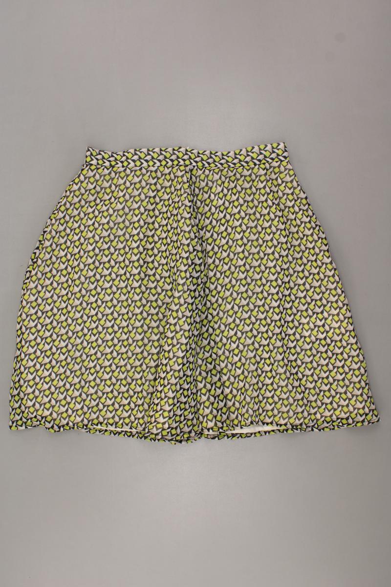 Mandarin Tüllrock Gr. 36 geometrisches Muster neuwertig grün aus Polyester