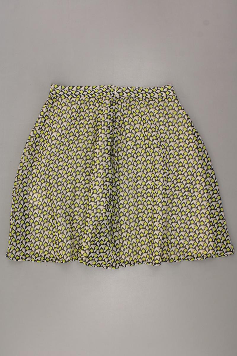 Mandarin Tüllrock Gr. 36 geometrisches Muster neuwertig grün aus Polyester