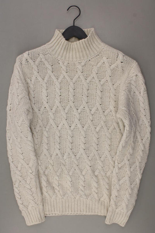 Alpha Studio Wollpullover für Herren Gr. 52 creme aus Polyacryl
