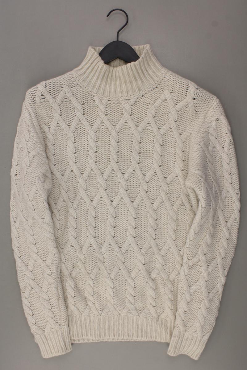Alpha Studio Wollpullover für Herren Gr. 52 creme aus Polyacryl