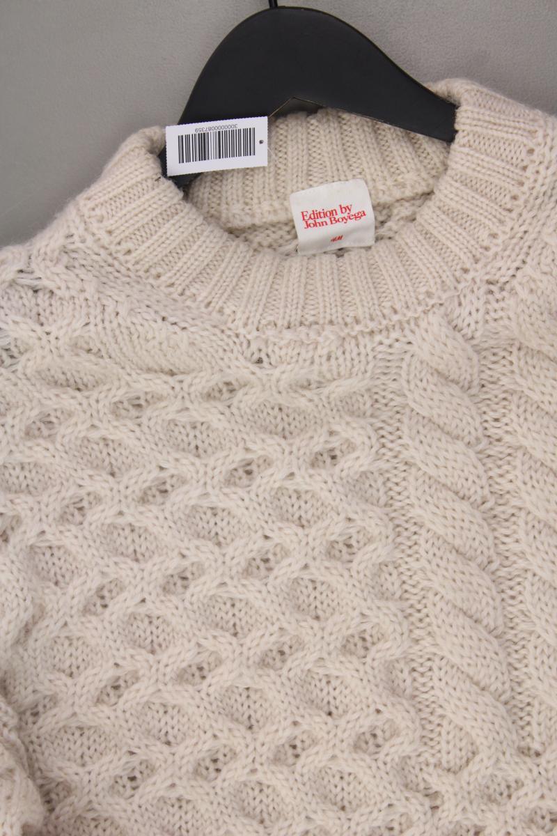 H&M x John Boyega Wollpullover für Herren Gr. XS creme