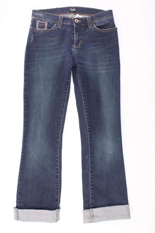 Dolce & Gabbana Straight Jeans Gr. W26 blau aus Baumwolle