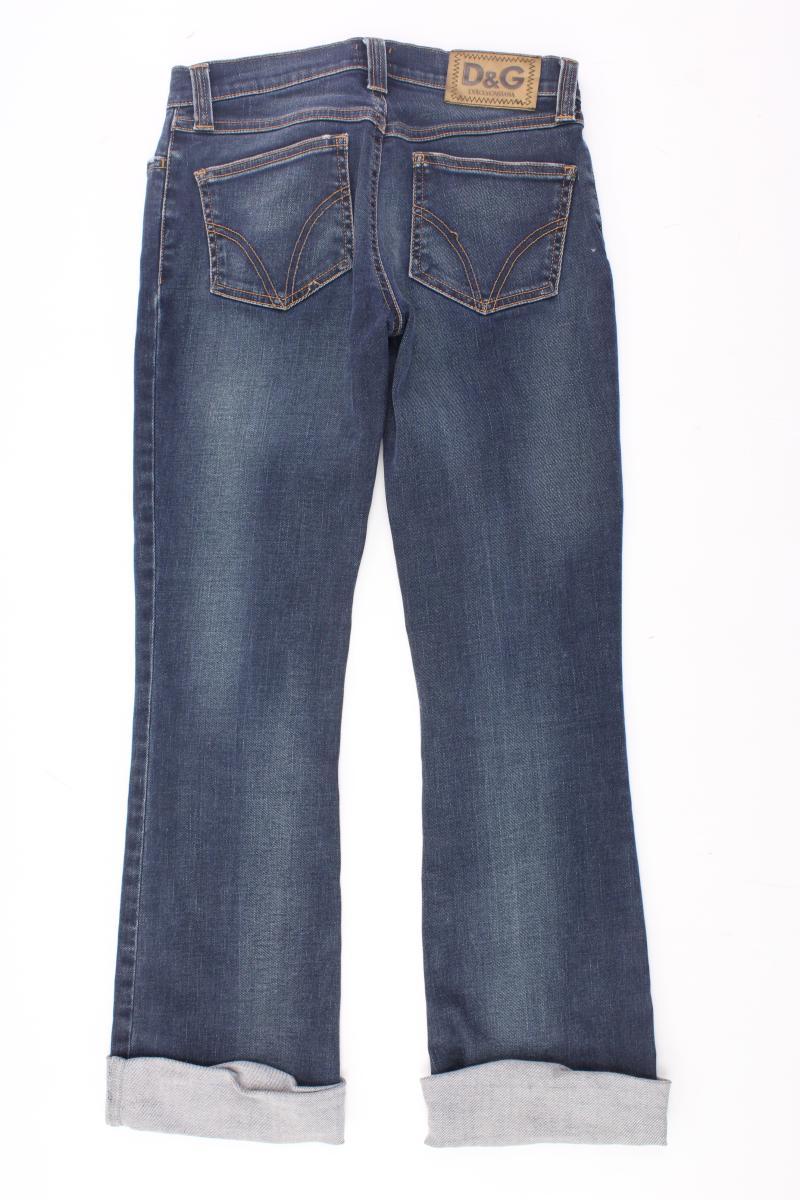 Dolce & Gabbana Straight Jeans Gr. W26 blau aus Baumwolle