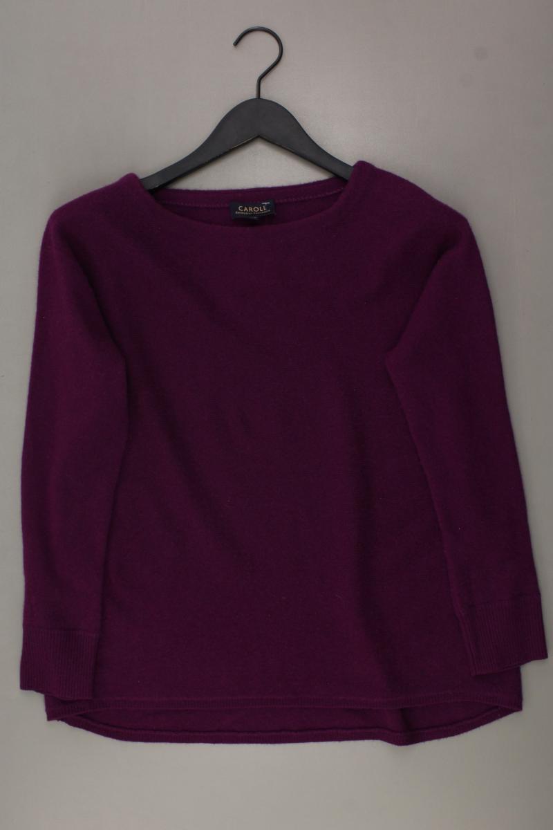 CAROLL Cashmerepullover Gr. XS lila aus Kaschmir